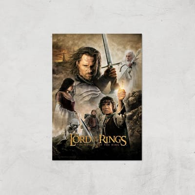 Lord Of The Rings: The Return Of The King Giclee Art Print - A4 - Print Only