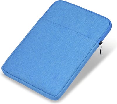 DrPhone S06 10.5 inch Sleeve - Tablethoes – Pouchbag - Geschikt voor tablet en laptop - Lichtblauw