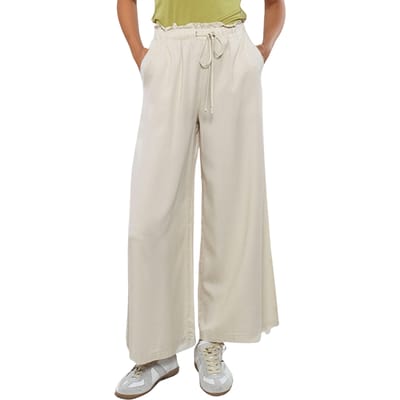 Goa Goa Leila Fluid Pants voor vrouwen met Elastische Waist en Coulisse Burro 15208059/1229