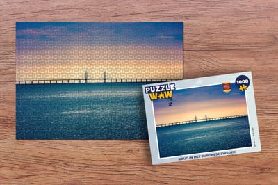 Puzzel Brug in het Europese Zweden - Legpuzzel - Puzzel 1000 stukjes volwassenen