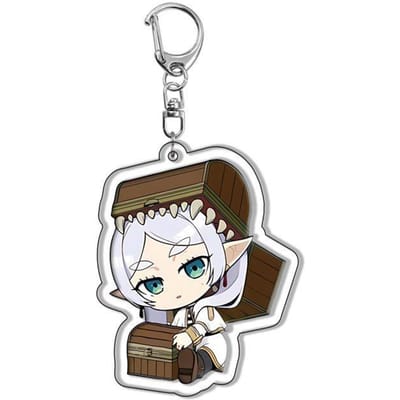 Frieren Sleutelhanger Acryl Sleutelhanger Frieren Himmel Heiter Cartoon Bedeltje Anime Sleutelhanger Cartoon Sleutelhanger Anime Bedeltje Sleutelhanger 55mm