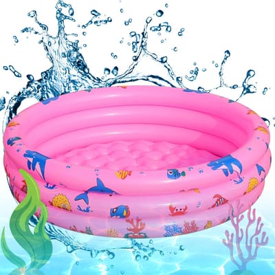 Unyqoos® Kinderbadje - Opblaasbaar Zwembad voor Baby's en Peuters Ideaal voor Zomerplezier