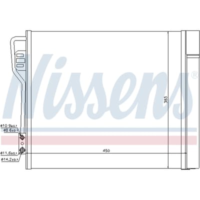 Condensator, airconditioning NISSENS 940185