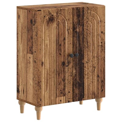 vidaXL - Badkamer - Opbergkast - ALKMAAR - Oud - hout - 59,5 - x - 31 - x - 80 - cm