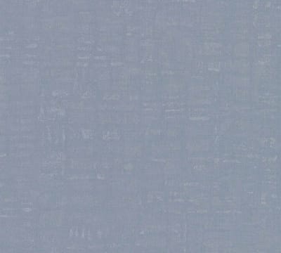 Uni kleuren behang Profhome 387457-GU vliesbehang hardvinyl warmdruk in reliëf licht gestructureerd in used-look mat blauw duifblauw 5,33 m2