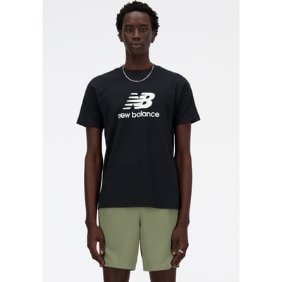 New Balance Sport Essentials Logo T-shirt Black Maat: S | Basic T-Shirts Outlet | Heren | Zwart