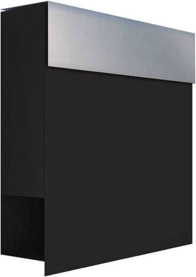 Design muurbrievenbus met krantenvak - Modern en Tijdloos