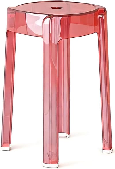 Acryl Douchekruk - Transparante Stoel - Veilig Douchen - Moderne Stijl - Niet Gespecificeerd - Roze