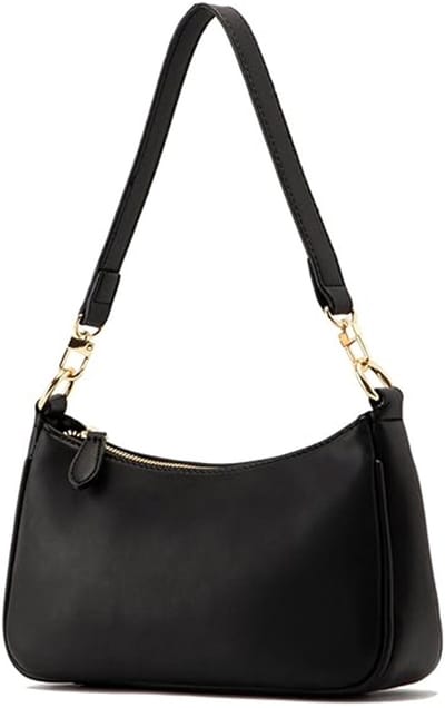 Handtas - Schoudertas - Crossbodytas Voor Dames - Afneembare Banden - Waterdicht Pu Leer - 26x15x7 Cm - Voor Werk Feest En Dagelijks Gebruik - Zwart