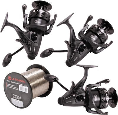 Ultimate ULX Carp 10000 - 3pcs combo with nylon - Karper Set