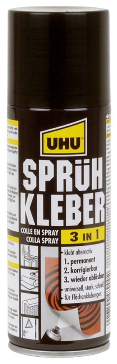 UHU spuitlijm 3-in-1 herpositioneerbaar 200 ml
