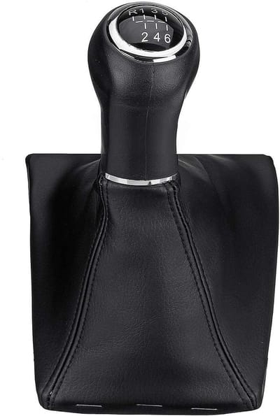 JHUBERS- Versnellingspook Hoes 6 Versnellingen - Pookknop - Pookknop Universeel - Gaiter - PU Leer - 160mm x 134mm - Versnellingsknop