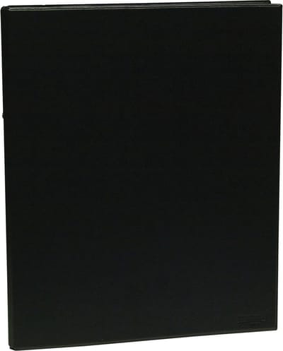 Ringmap zwart 24 stuks