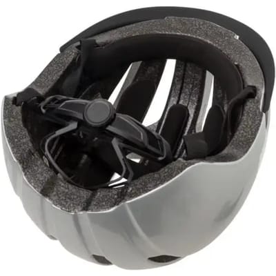 AGU Urban Pedelec - Speed Pedelec Helm - E-bike helm met vizier - NTA-8776 - 54-58cm - In-mold - Unisex - Zilver