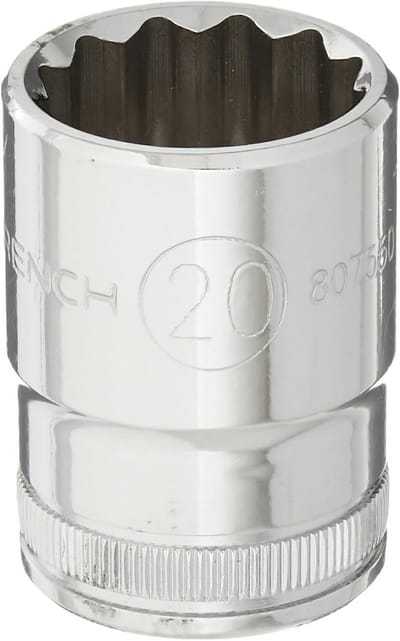 Steek Ringsleutel 20mm Metrisch 1/2 inch Aandrijving 12-Kantige Dop
