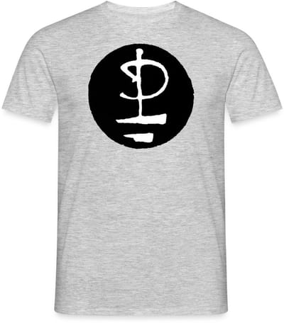 Pink Floyd Logo Zwart Wit T-Shirt Heren
