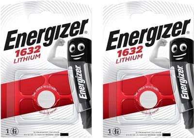 Lithium Knoopcel Batterij - Kleine Batterij CR1632 - Apparaten Voeden - Lange Levensduur - 3V - Zilver