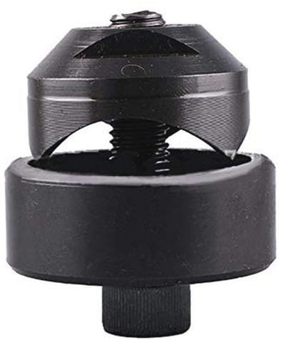 Zeshoekige perforator - Gatensnijder plaat - Metaal bewerken - Braamvrije gaten - 16-50 mm - Zwart