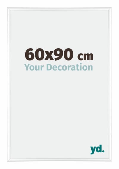 Your Decoration - Puzzellijst 60x90 cm - Wit Hoogglans - Puzzellijst 1500-2000 stukjes - Aluminium Fotolijst - Kent