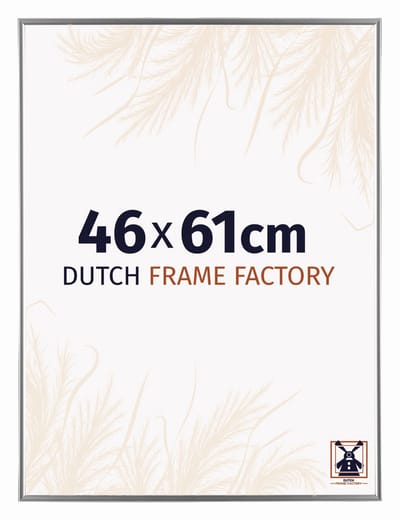 Fotolijst 46x61 cm - Kunststof - Zilver Hoogglans - Easy