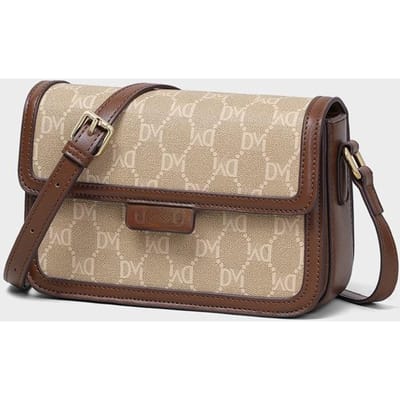 Crossbodytas Dames Lente Zomer Vintage Dames Tas Vierkant Kleine Commuter Tassen Kleine Tas Premium Gevoel Schoudertas beige