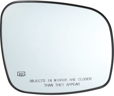 Inovra- Buitenspiegelglas Helder - Bestuurderszijde - Brede Hoek - Eenvoudig te Installeren - Veiligheid - 20cm Diagonaal - Spiegelglas