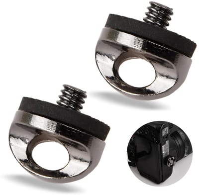 Camera Schroefadapter - Statief Schroef - Bevestigen Camera - Dubbele Schroefdraad - Standaard 1/4 inch - Metaal