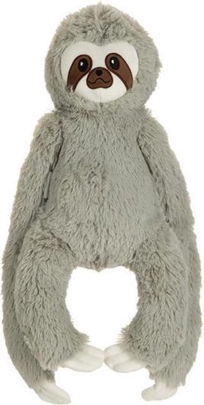 Beeztees Hondenknuffel Luiaard Mees - Hondenspeelgoed - Pluche - Maat l - 40x20x9 cm