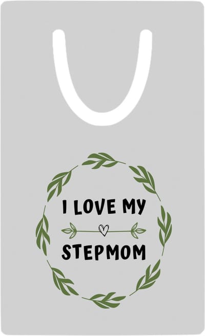 Hacebo® - I love my stepmom metalen boekenlegger - Mama - liefste stiefmoeder - Moeder cadeautjes - moederdag - verjaardag - geschenk - kado Bladwijzer boekenleggers - 7.6 cm x 5cm