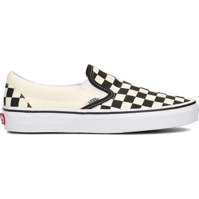 Vans Sneakers - Classic Slip On Checkerboard - EU36 tot EU43 - zwart-gebroken wit