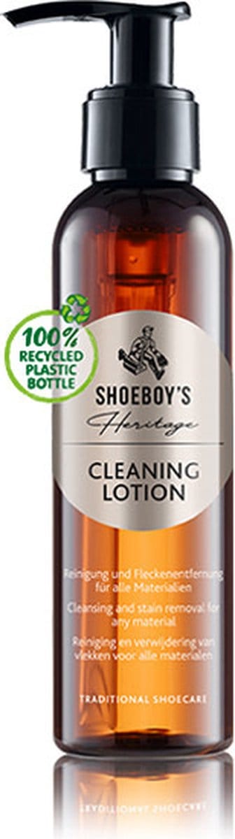 Shoeboy's Heritage cleaning lotion - Reinigende en beschermende lotion voor alle materialen - 140ml