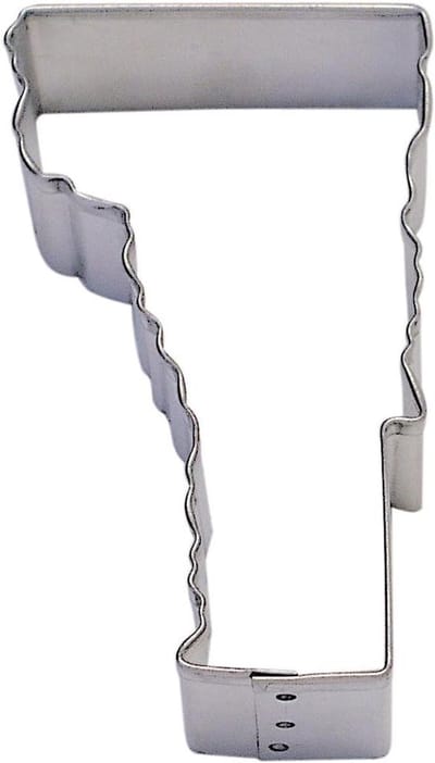 Koekjesvorm - Koekjessteker Bakvorm - Koekjes Bakken - Vertind Staal - 12.7 cm - Zilver