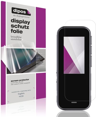 dipos – 4x Beschermfolie geschikt voor Nvgfelis HC09 | Krasbestendige & heldere Screenprotector Ultra-Thin