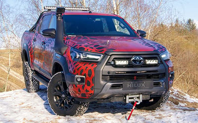 Grille Kit - Lazer - Triple-R 750 - Set - Toyota - Hilux - Invincible-X - 2021+