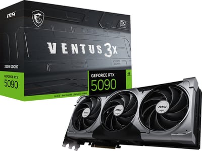 MSI NVIDIA GeForce RTX 5090 32G VENTUS 3X OC PLUS - Videokaart - 32GB - GDDR7 - PCIe 5.0 - 1x HDMI 2.1 - 3x DisplayPort 2.1