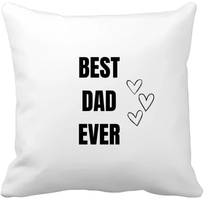 Akyol - best dad ever Kussen hoes - Vader - papa - vaderdag - cadeau - verjaardag - opa - 40 bij 40 cm