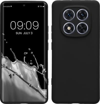 kwmobile telefoonhoesje geschikt voor Xiaomi Redmi Note 14 Pro 5G / Poco X7 - Hoesje voor smartphone - Precisie camera uitsnede - In mat zwart