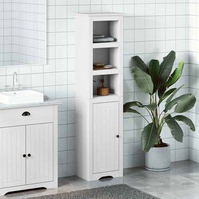 vidaXL - Badkamerkast - BODO - 44x30x160 - cm - wit