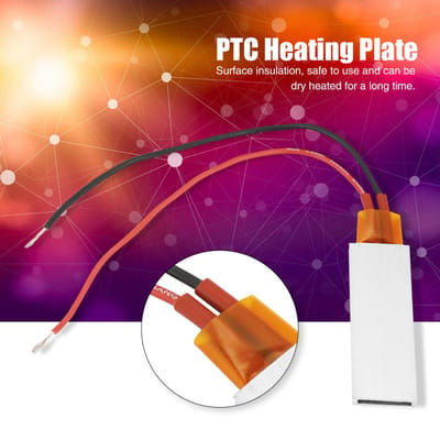 220V 220 graden Celsius Aluminium Behuizing PTC Verwarmingselement Plaat Thermostatische Verwarmer