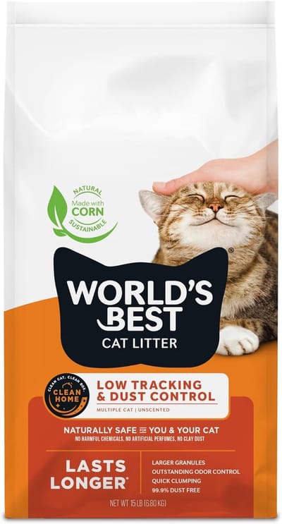 Kattenbakvulling Meerdere Katten - Klitvormende Vulling - Stofvrije Kattenbak - 99.9% Stofvrij - 6.8 kg