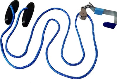 Schouderpoelie - Schouder Trainer - Revalidatie Thuis - Metalen Deurbeugel - 14.3 x 12 cm