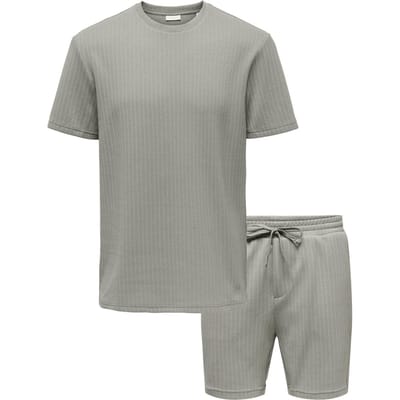 Only & Sons Trey Life Regular Shirt and Short Set Heren - Maat XXL