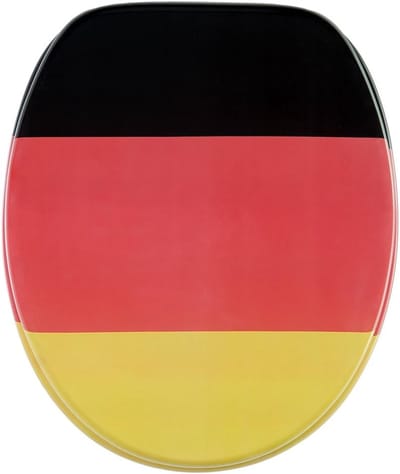 Toiletbril - WC-bril - Badkamer Comfort - Verstelbare Scharnieren - 46x38 cm