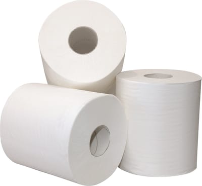 Poetsrol - Tork rol - Papieren Torkrol - Schoonmaak papier - Hygiëne papier 6x300 meter