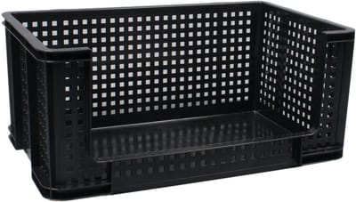 Really Useful Box opbergmand 64 liter | zwart