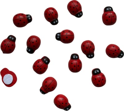 Plakdeco Grote Ladybug decoratie – 150 st