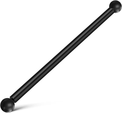 Lantaarnpaal Arm - Paalhaak Decoratie - Buitenverlichting Ophangen - Aluminiumlegering - 41 cm - Zwart