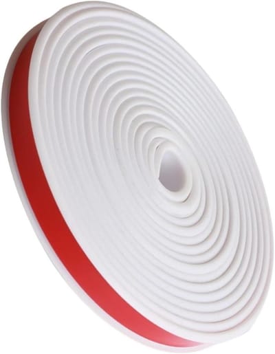U-vormige randbeschermer - Meubelrand strip - Meubels beschermen - Zelfklevend TPE materiaal - 5 meter - Wit