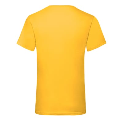 Fruit of the Loom Heren Valueweight V Neck T-shirt (Zonnebloem)