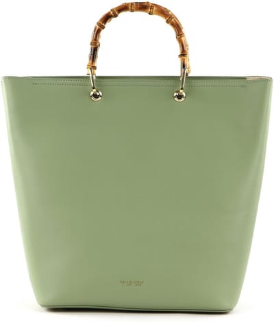 SEIDENFELT MANUFAKTUR Sorken Shopper Sage / Gold Lichtgroen